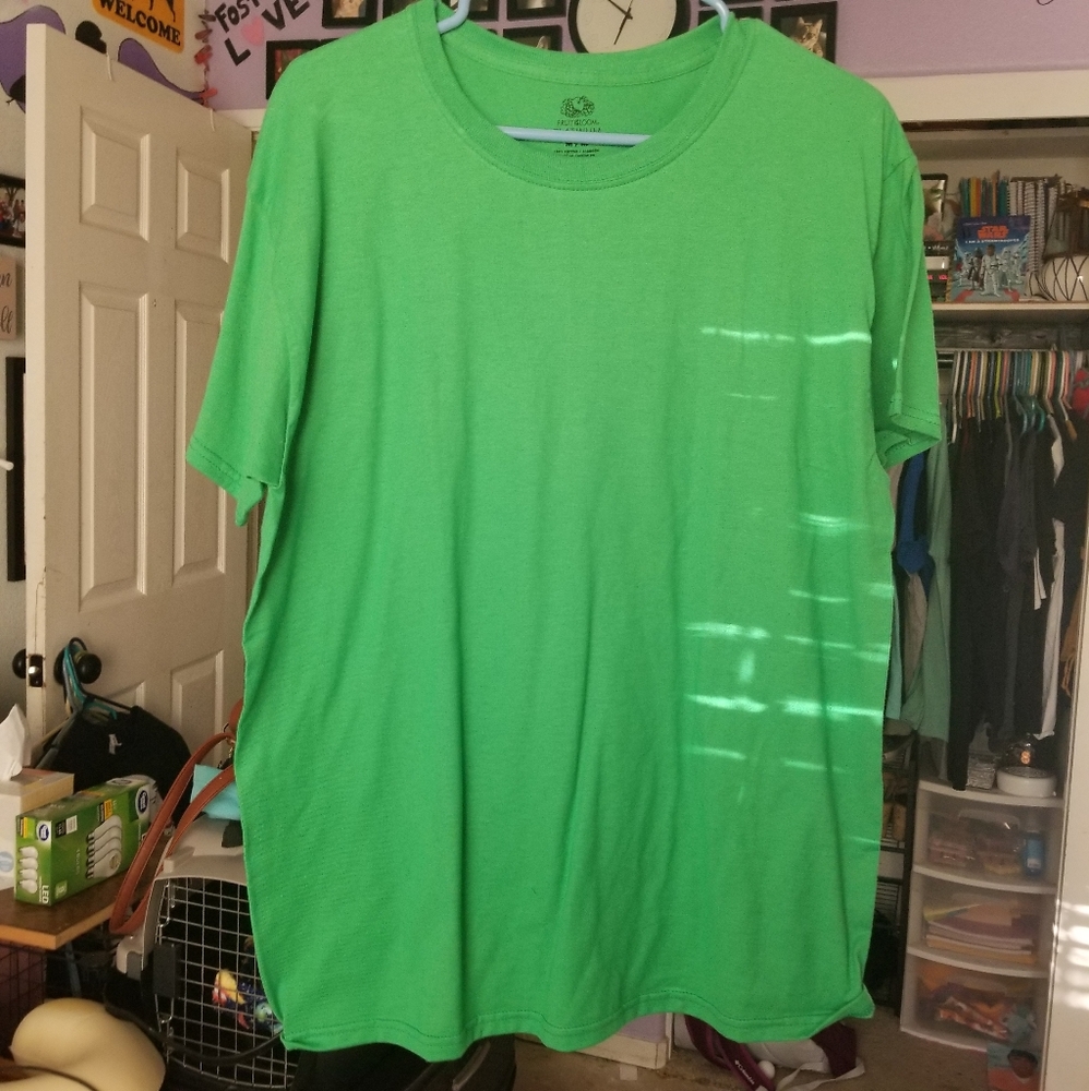 Green t-shirt